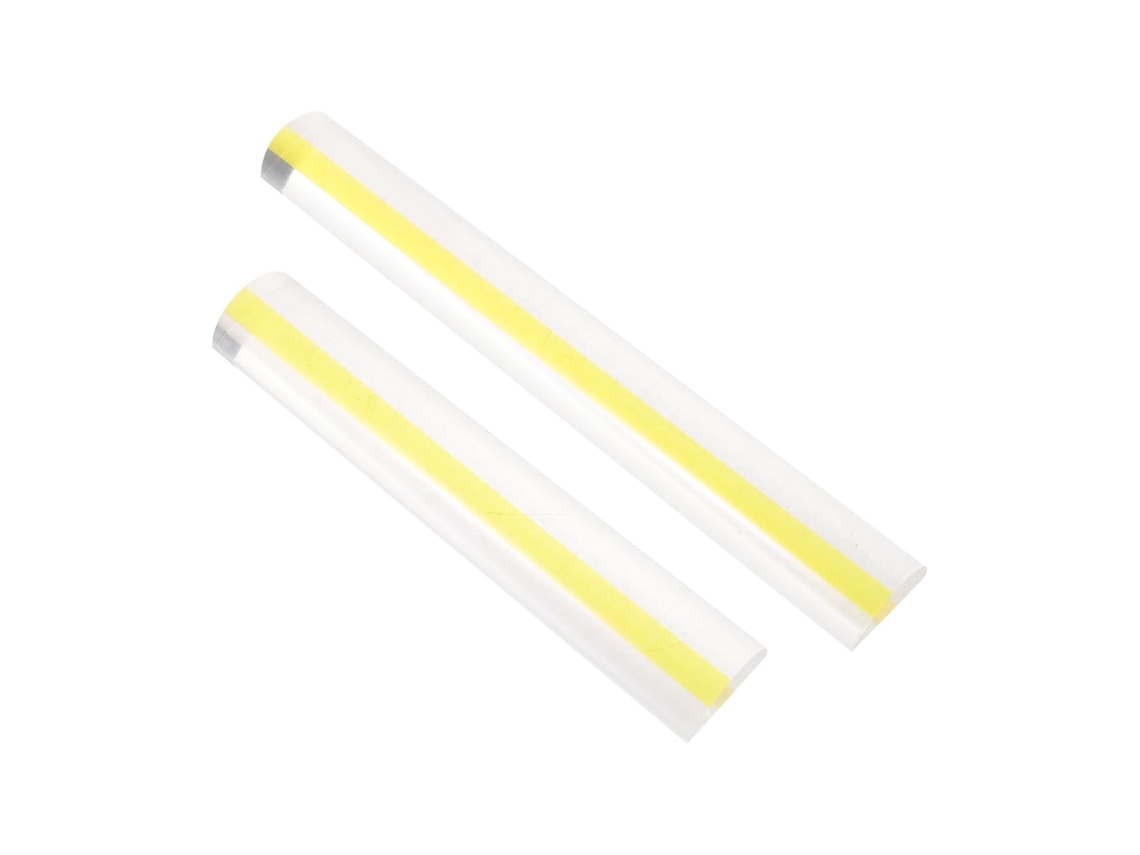 Régua De Aumento Em Acrílico Transparente, 2 Peças, 15 Cm (6