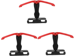 Gancho multifuncional de 3 peças para carrinho com suporte para carro, cabide seguro para roupas