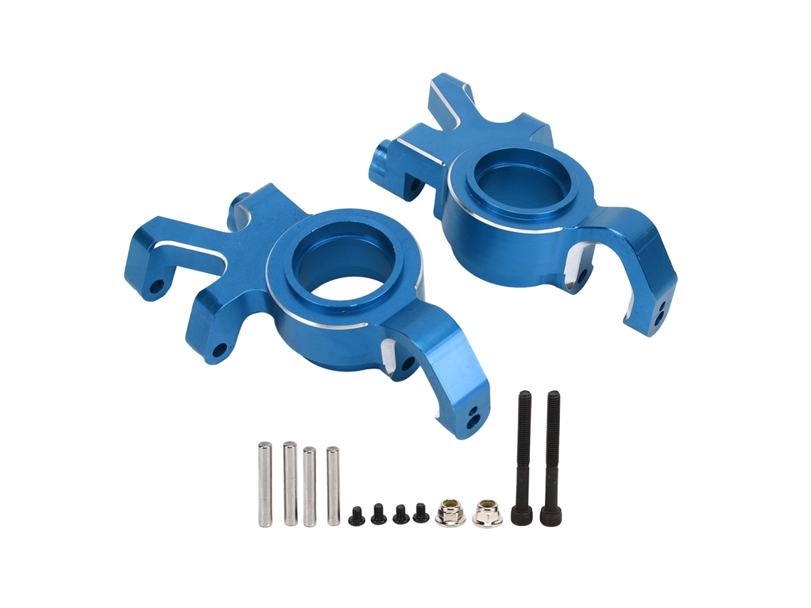 Mali bloco de Direção Dianteiro Cnc de Liga de Alumínio para Carro Rc Traxxas 1/5 Par Azul