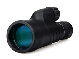 Binóculos ENKERS Monoculares 10-30X50 para Adultos Luneta Monocular HD À Prova D'Água Observação de Pássaros Preto-Preta