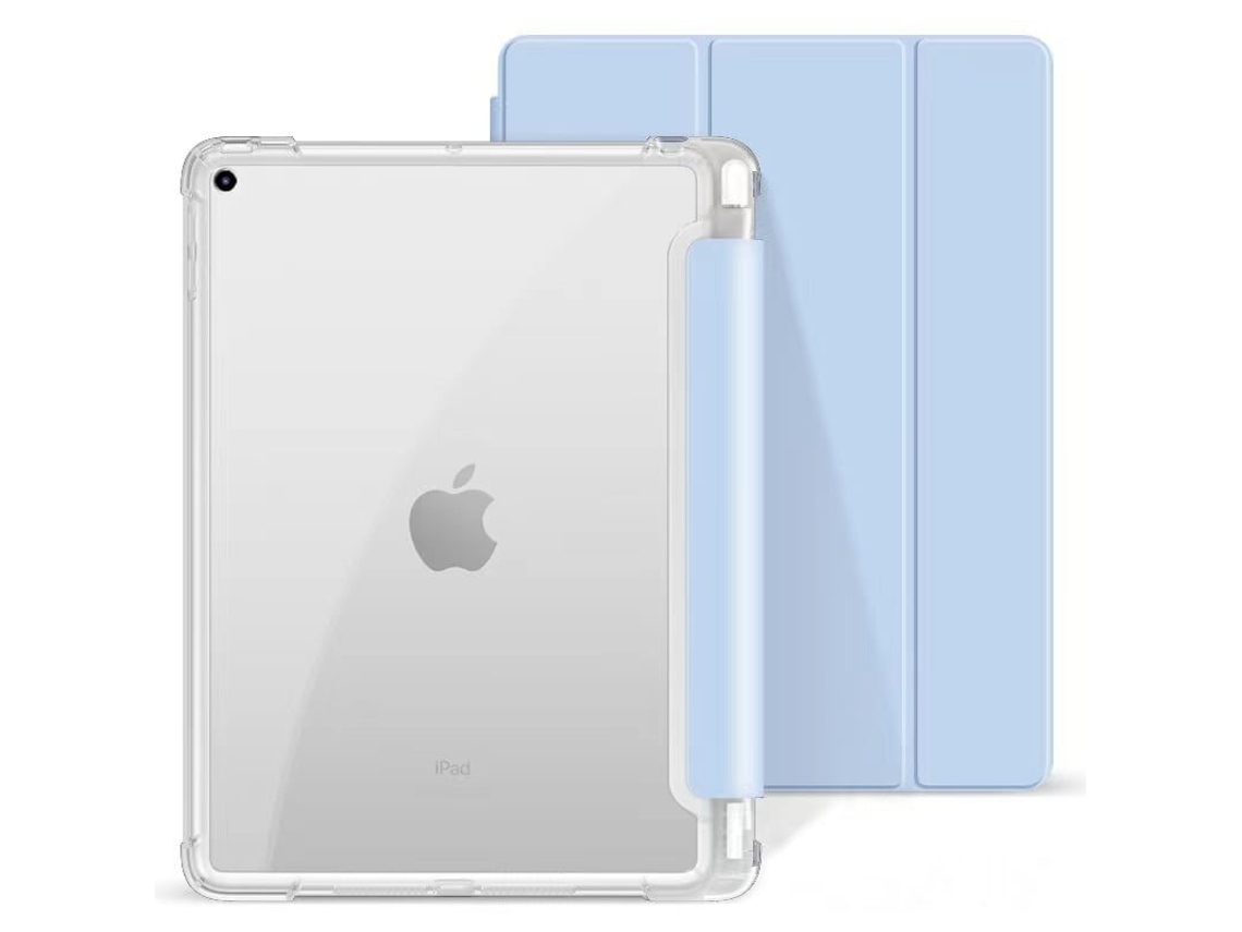 Elysve Caneta Stylus Capa Protetora Para Ipad 2022 10. 9 Polegadas Com Suporte Caneta E Tampa Transparente Azul