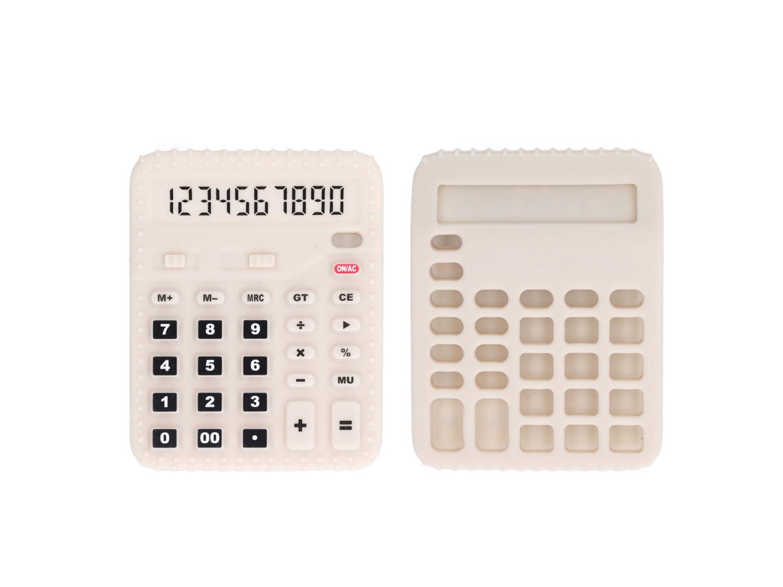Mali chupeta de Silicone para Bebê em Forma de Calculadora Brinquedo Sensorial de Dentes