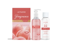 Shampoo e Gel de Banho Pêssego Perfumado para Cuidado Diário com Aroma Agradável LAXISCREED