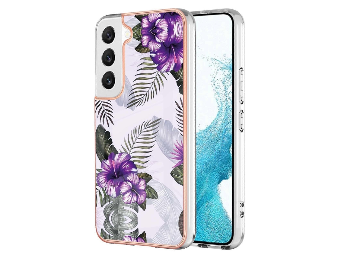 Capa Para Samsung Galaxy S23+ 5g Em Tpu Com Revestimento Eletroplástico Imd