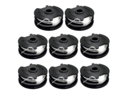 Kit com 8 Carretéis de Fio para Aparador de Grama AQUAFORGE, compatível com Parkside Tlp 01