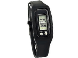 Relógio pedômetro com display LCD, rastreador de condicionamento físico para caminhada de operação simples, relógio pedômetro simples para caminhada e bicicleta elétrica