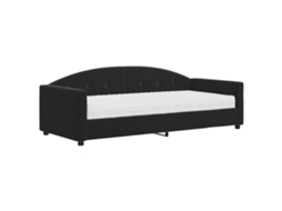 Sofá cama com Colchão 90x200 Cm Veludo Preto MAISON EXCLUSIVE