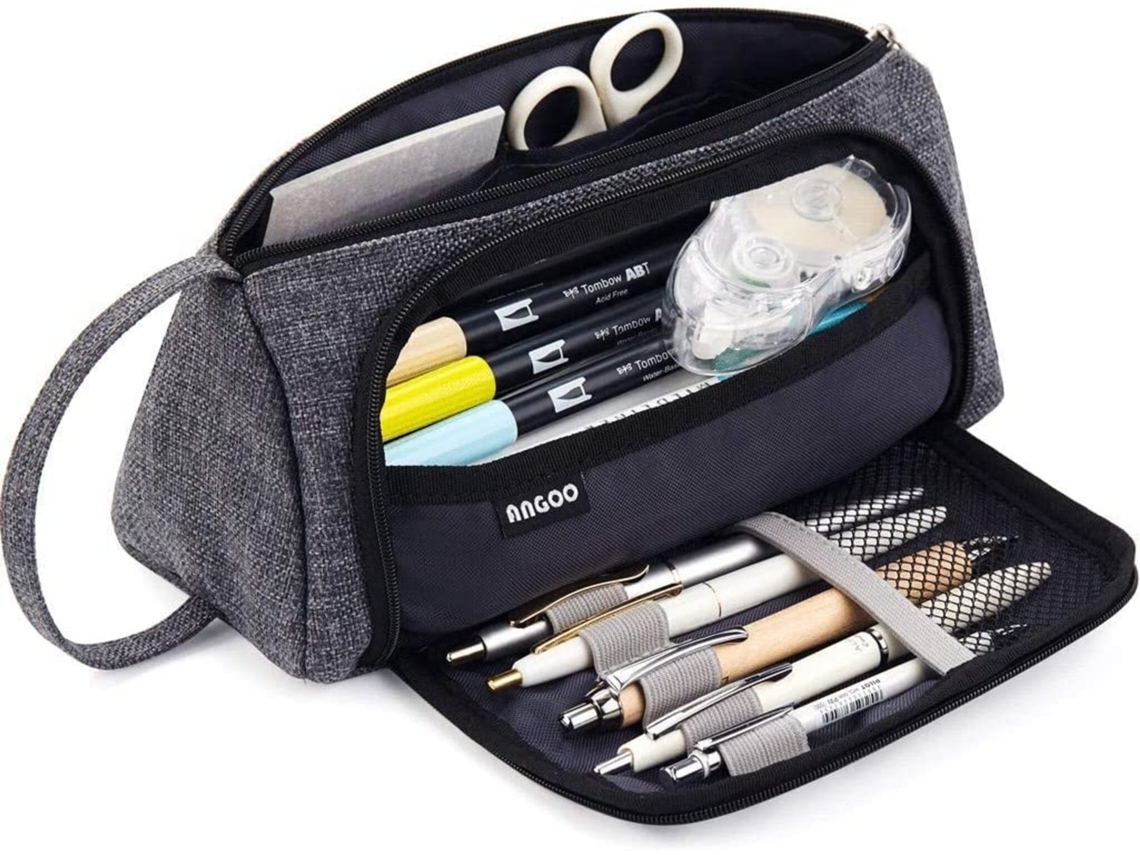 Viaje Com Estilo, Bolsa Grande De Lona Multifuncional Com Alça De Mão E Bolsos De Velcro Para Organização Em Qualquer Lugar
