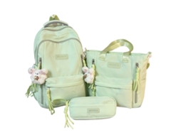 Laxiscreed Mochila Escolar Leve E Espaçosa Para Jovens, Confortável E Com Design Moderno