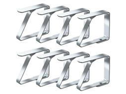 Clips de Toalha de Mesa 8 Unidades Anti derrapantes de Aço Inoxidável 5x4cm | S/MARCA