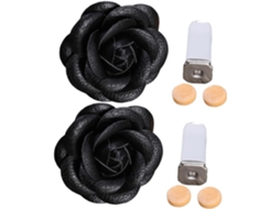 Conjunto de 2 Clipes Difusores de Aromatizador de Ar para Carro, Difusor de Fragrância Decorativo em Formato de Flor
