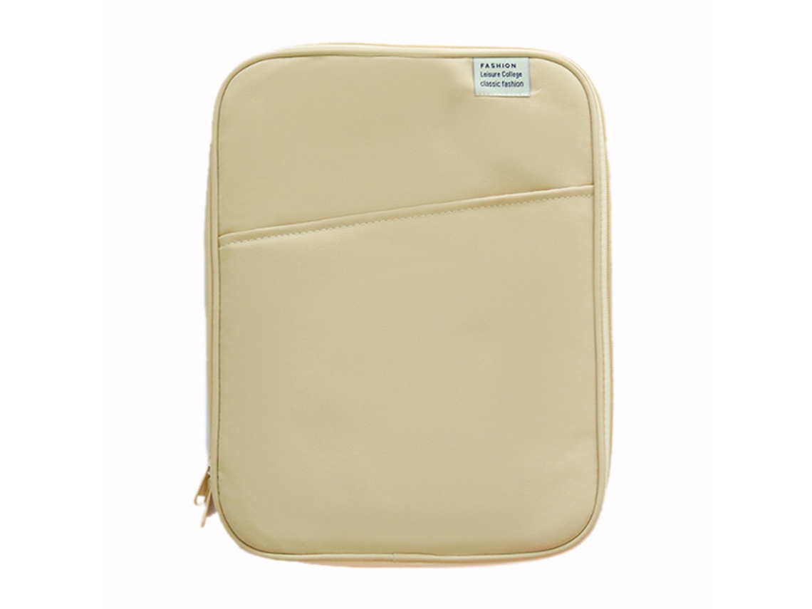 2026zentro-mochila Capa Para Tablet De Metal Com Zíper Duplo Moda Algodão Estojo De Armazenamento Protector Khaki 11in