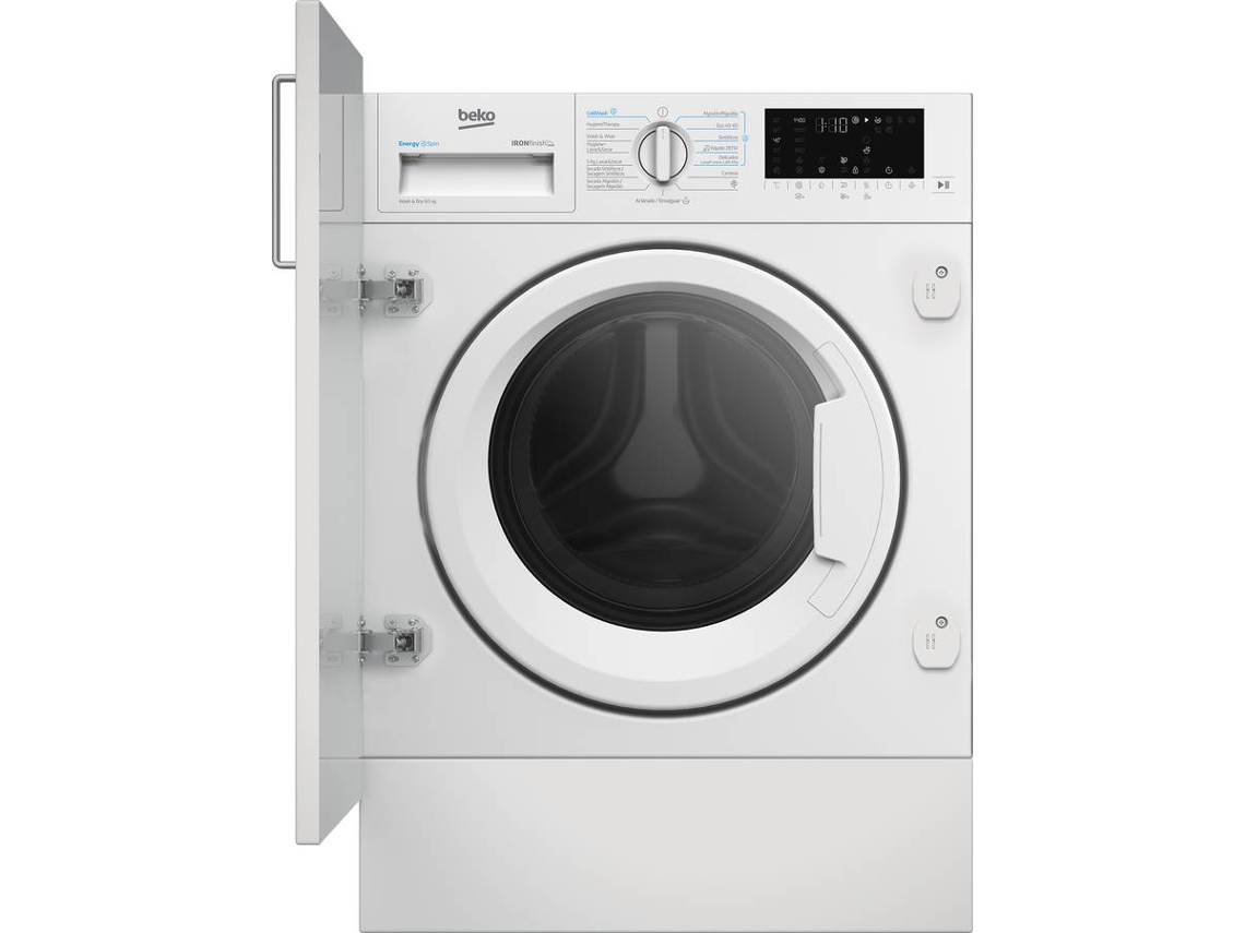 Máquina de Lavar e Secar Roupa Encastre BEKO B5DBT48437WB (8/5 kg - 1400 rpm - Branco)