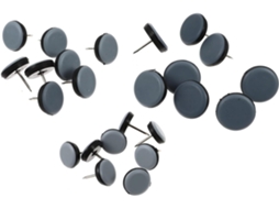 Holidyoyo Jogo De 24 Protetores Cadeira Com Pregos Para Proteção Pisos Madeira, Feitos De Ptfe E Ferro, Fáceis De