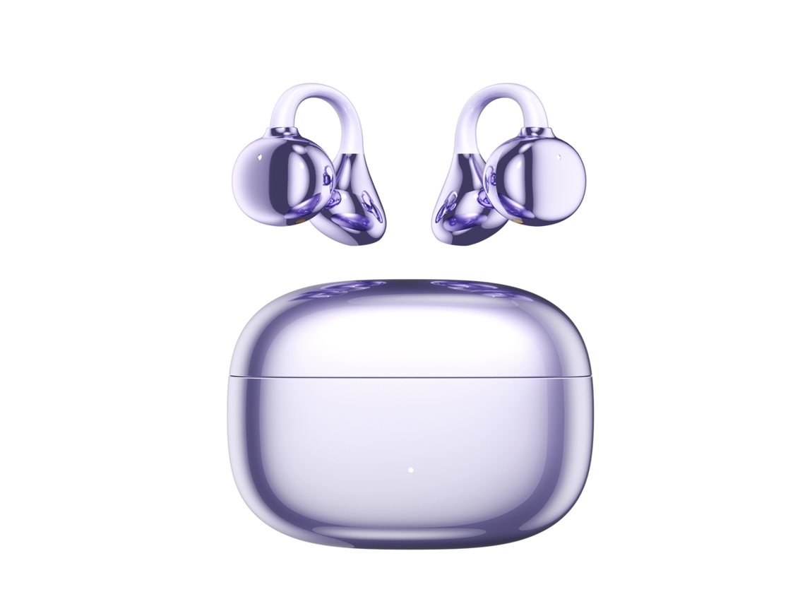 Fones De Ouvido Sem Fio Com Clipe De Orelha Aberta, Som Estéreo Hi-fi, Bluetooth De Baixa Latência, Ajuste Confortável E Seguro (roxo)