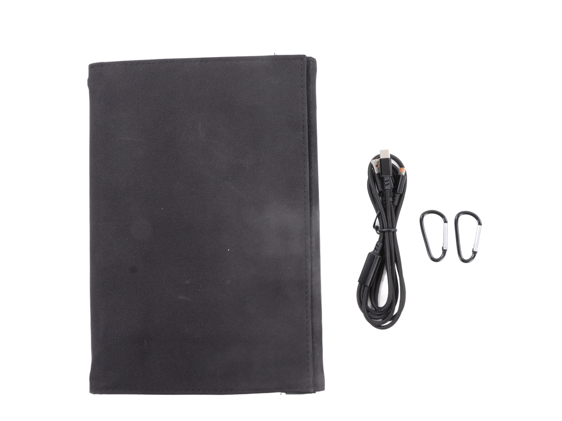 Painel Solar Plegável 30w Carregador Leve Portátil para Viagem Camping QC3.0 24w DC 5v2a de S/MARCA
