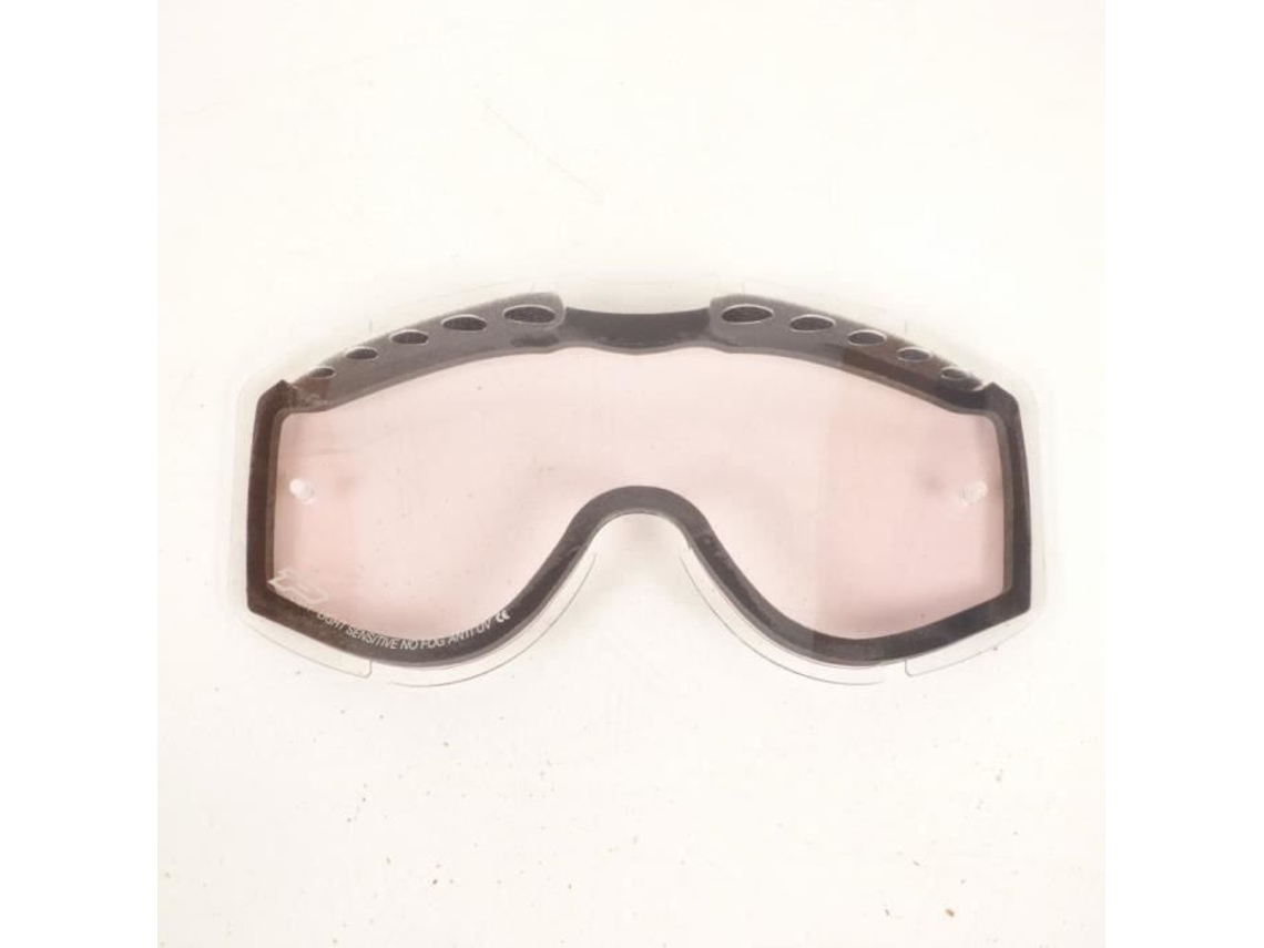 Viseira Dupla Transparente para Máscara Cruzada Progrip Pg3235 Motocicleta Enduro Quad BRILVIBERA
