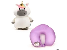 Almofada Para Mala De Viagem Puckator Adoracorns 2 Em 1 Unicórnio Roxo/rosa Aquaforge