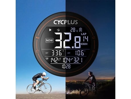 Computador De Bicicleta Mioloe Ecrã De 2,5 Polegadas Gps Ativo Bluetooth 4.0 Ipx6 À Prova De Água