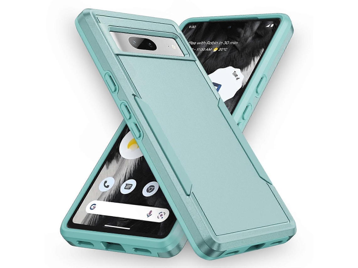 Capa Protetora De Pc Tpu De Nível Militar Para Google Pixel 7a - Verde