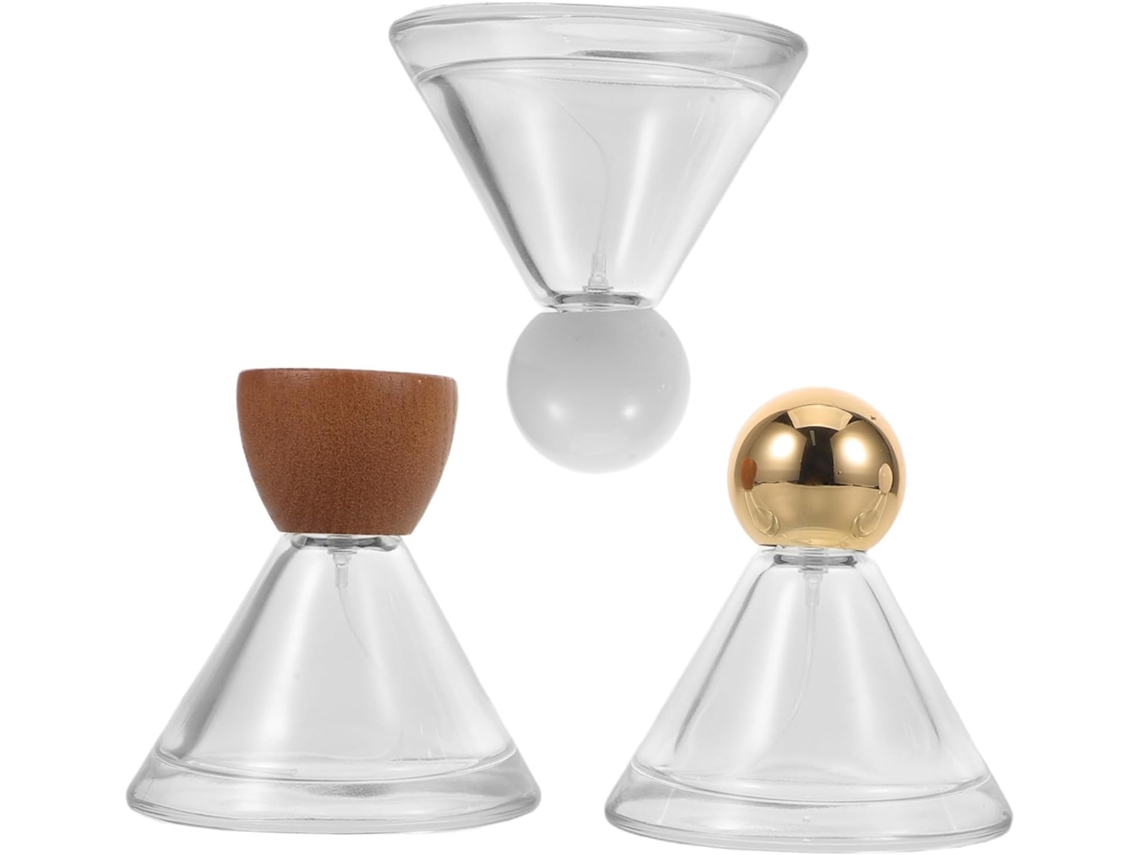De 3 Mini Frascos De Perfume Portáteis E Recarregáveis À Prova De Vazamentos