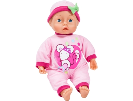 Muñeca Bebé Primeras Palabras 33cm, Rosa Bayer Design