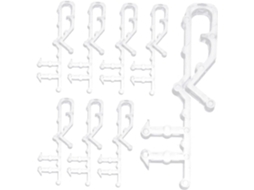 Conjunto De 8 Prendedores De Cortina Para Acessórios, Fáceis De Instalar E Guardar, Perfeitos Para E