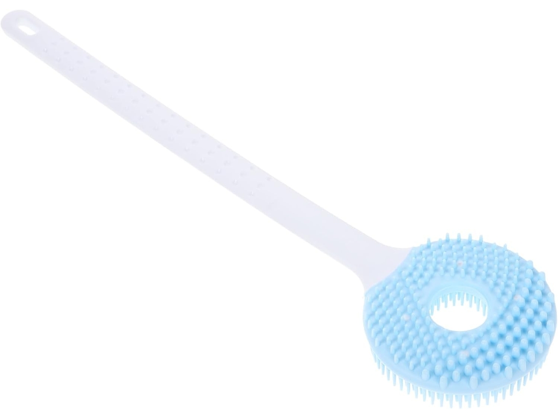 Lurelia Escova De Silicone Para Costas E Corpo, Silicone Macio, Cabo Longo E Cerdas Macias, Uso Diário Suave