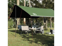 Vidaxl Lona De Campismo 460x305x210 Cm Impermeável Verde