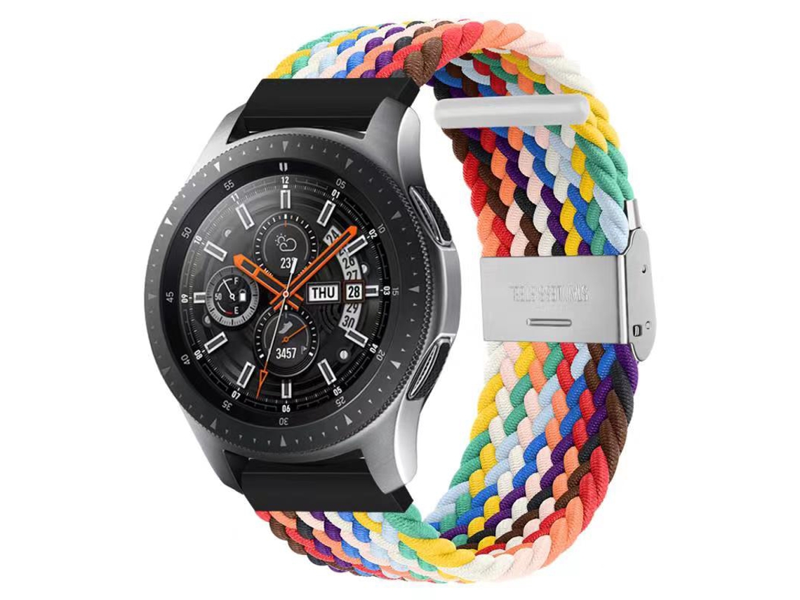 Bracelete Pulseira Entrançada Flexível para Amazfit Gts 2E Multicor
