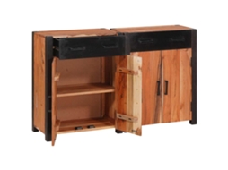 Buffet 2 Peças Castanho 110x30x75 Cm Madeira de Acácia MAISON EXCLUSIVE