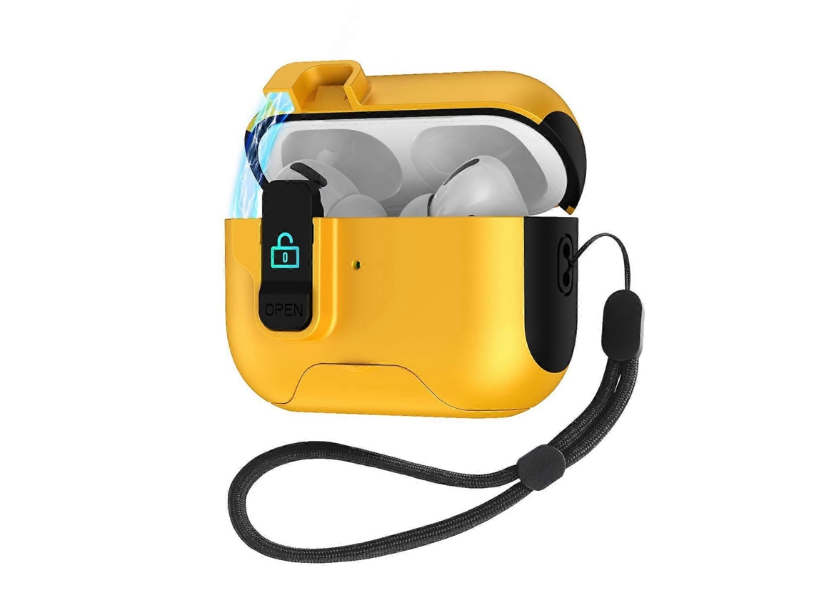 Este produto é para fones de ouvido com tampa retrátil automática e trava de segurança. GIECY