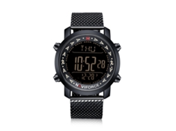 Relógio Eletrônico Quartz Masculino de Aço 3atm Resistente À Água Estilo Moderno