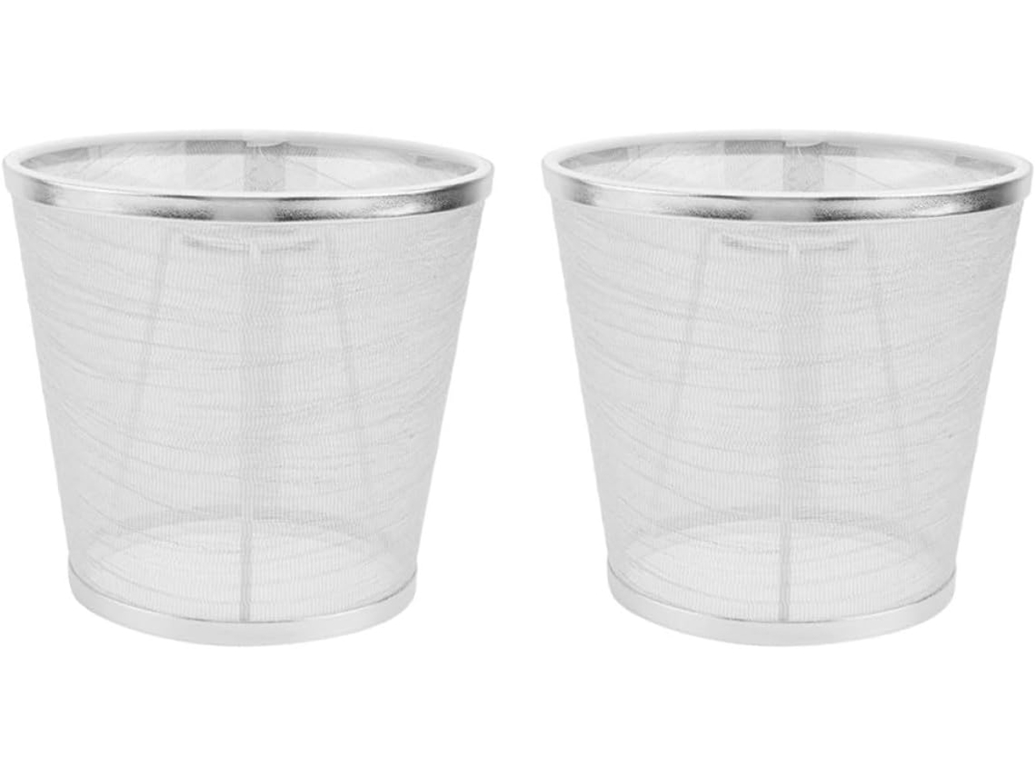 Conjunto de 2 Candeeiros de Mesa em Tecido Prateado SFUSHOS