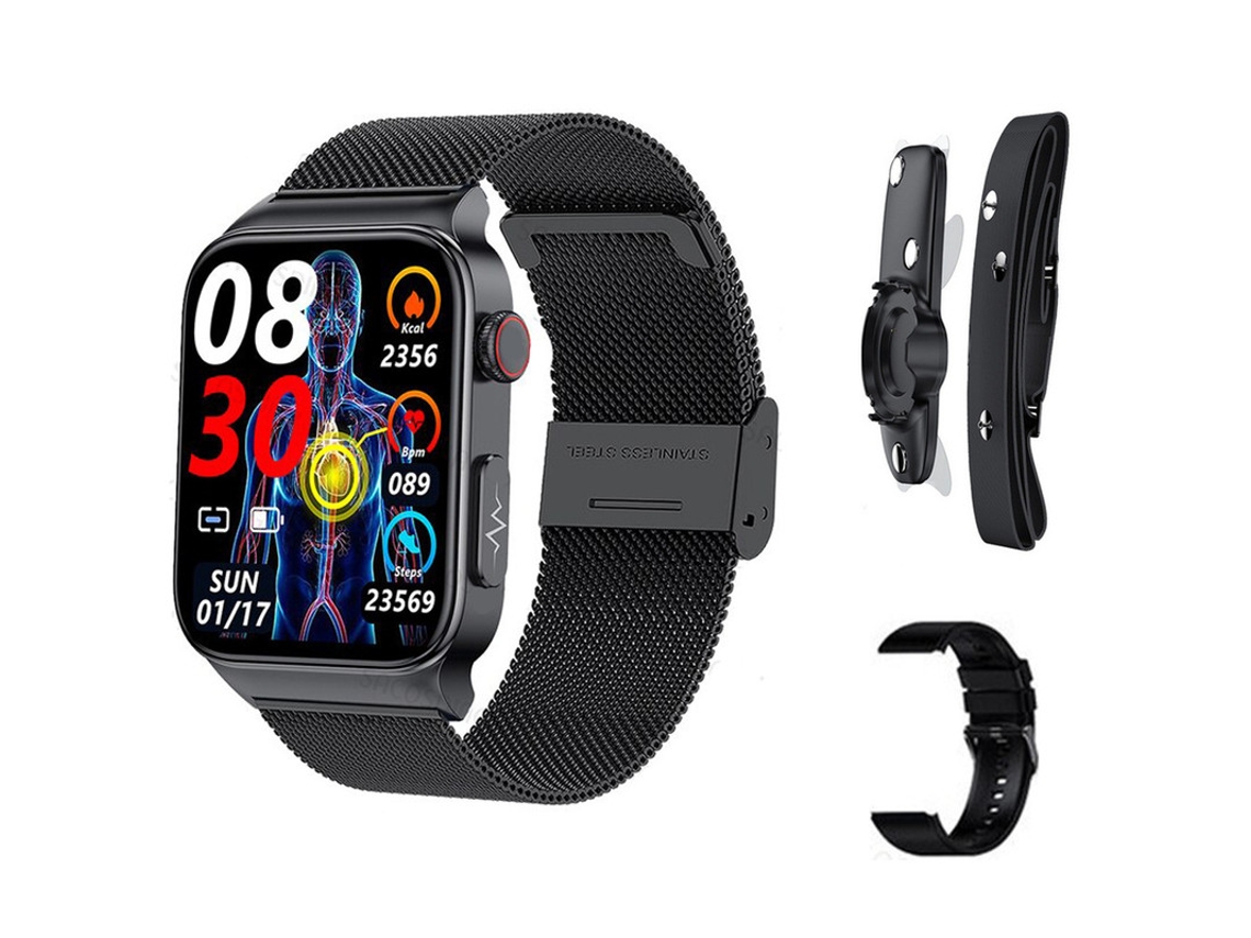 Relógio inteligente, tecido grande de 1,92 polegadas, modo multiesportivo, adequado para Android e iPhone, branco Bestvite