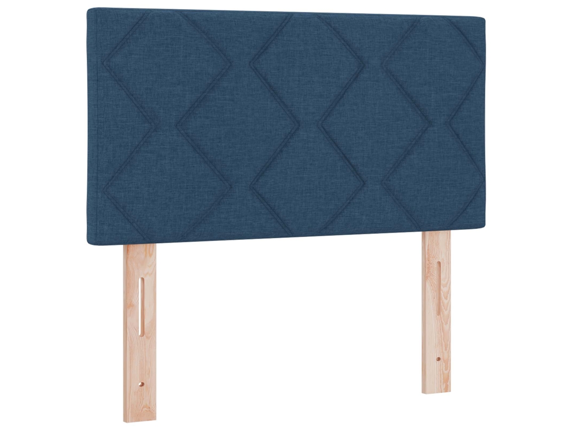 Cabeceira | Painel De Cama Azul 180 Cm Tecido