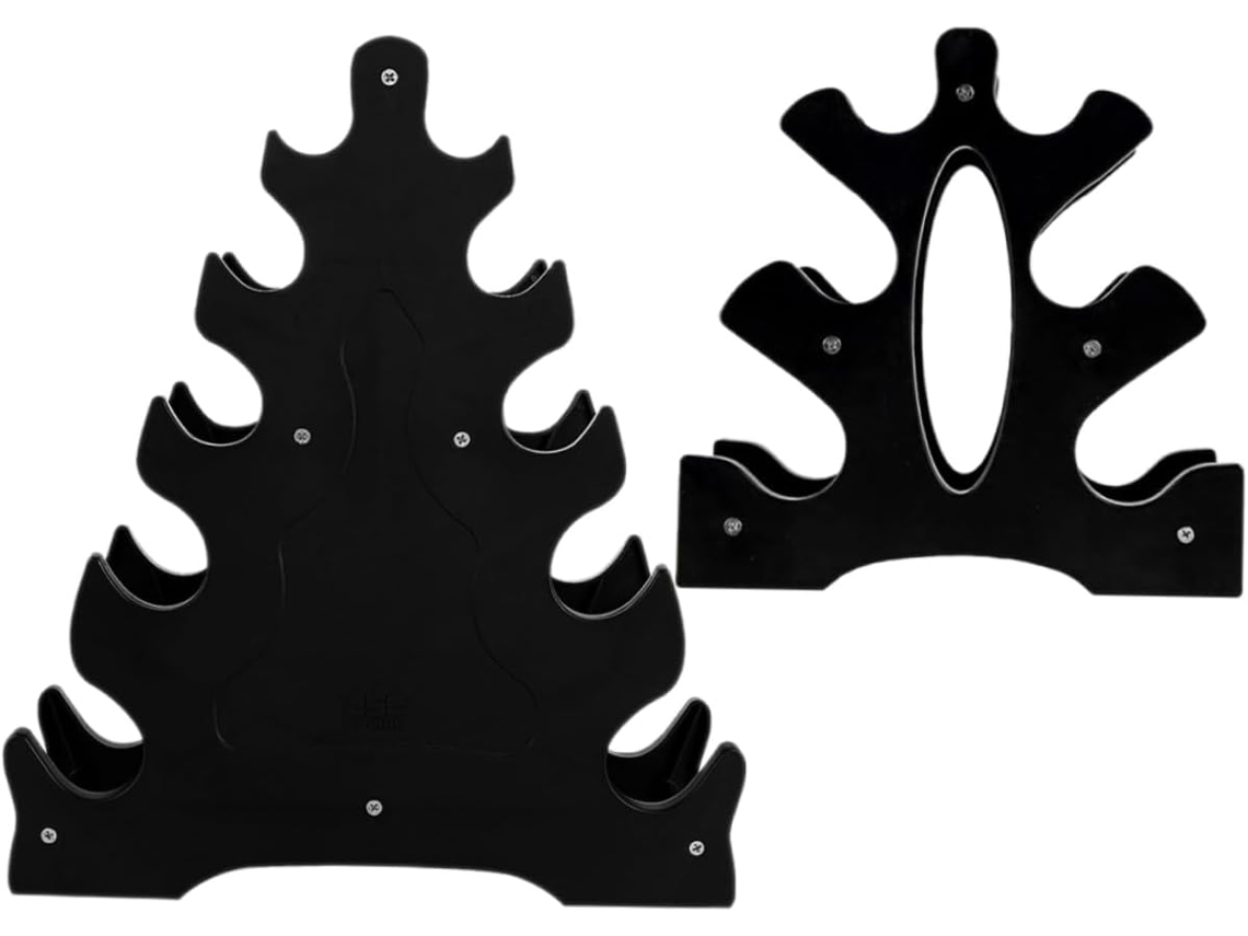 Suporte para Halteres, Conjunto de 2 Peças, em Plástico Pp, com Níveis de Armazenamento | S/MARCA