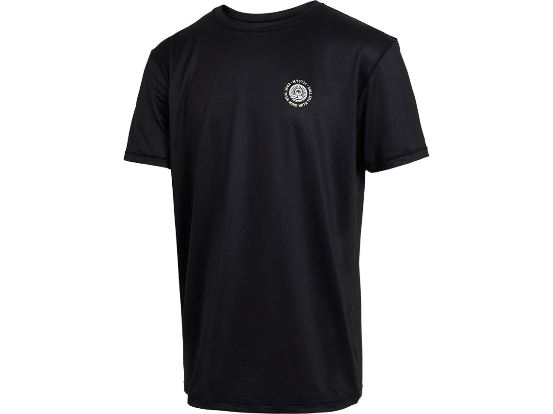 Camiseta de Manga Curta Uv Ease Rashvest Loosefit Preto Smystic