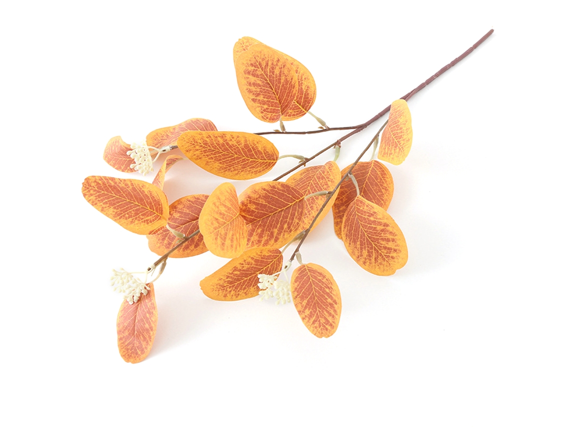 Ramos de Eucalipto Artificial em Tons de Outono com Frutos LAXISCREED