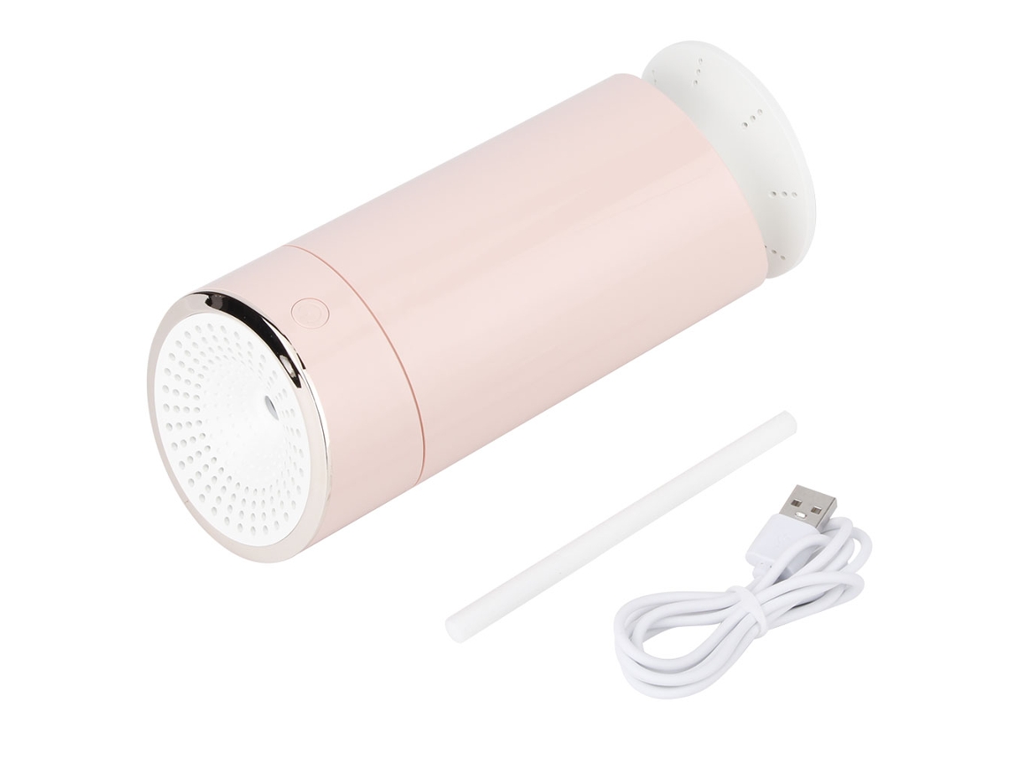 Laxiscreed Umidificador Usb Rosa Para Quarto, Purifica Ar Com Funcionamento Silencioso E Design Compacto