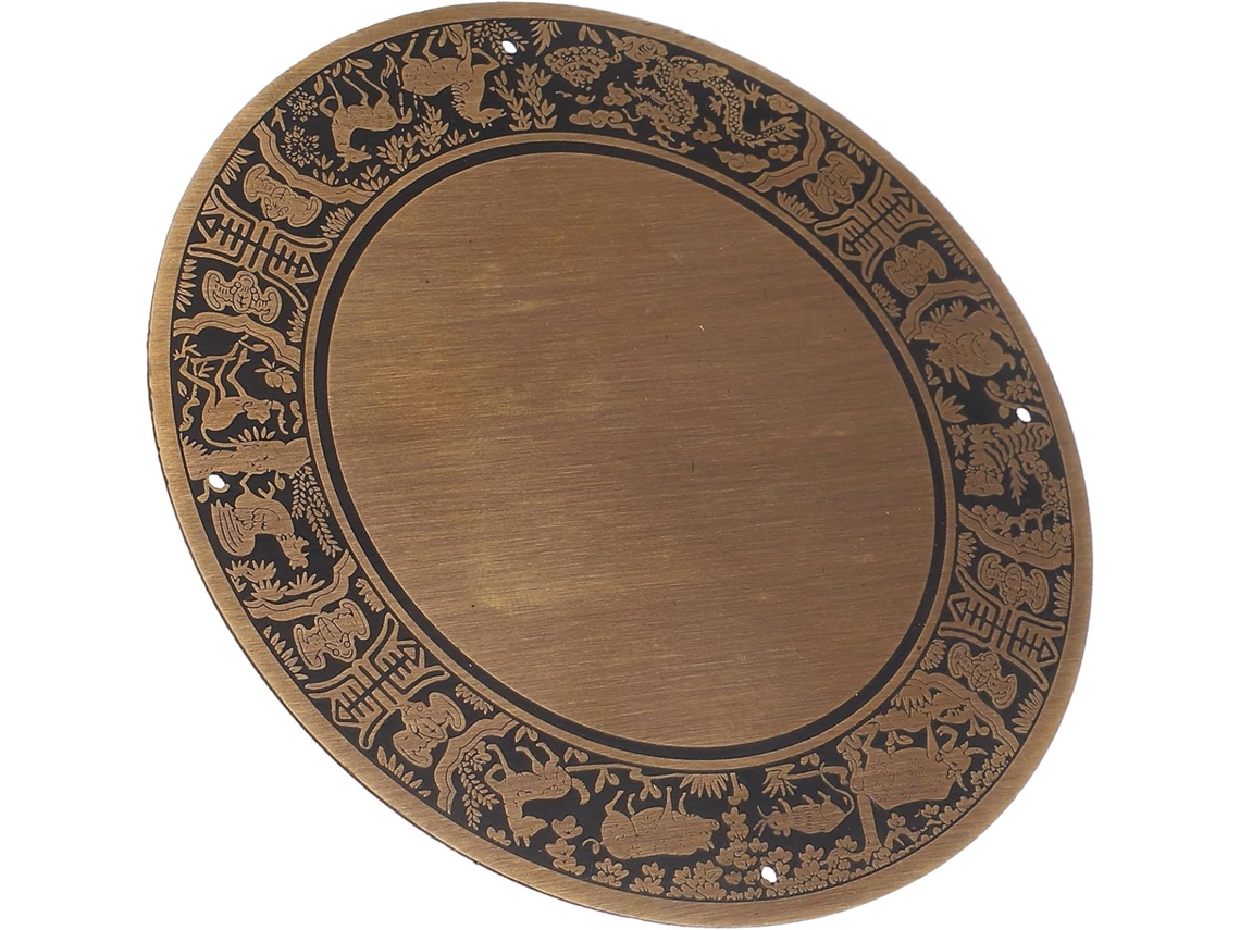 Placa De Cobre Para Aparador, Ideal Para Caixas De Madeira Com Textura Antiga E Estilo Clássico Chinês