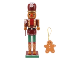 Boneca De Madeira Laxiscreed 35,5 Cm Para Decoração Infantil E Brincadeiras