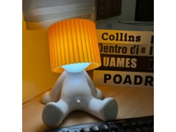 Luminária Noturna Divertida Para Menino Tímido, De Mesa Led Criativa