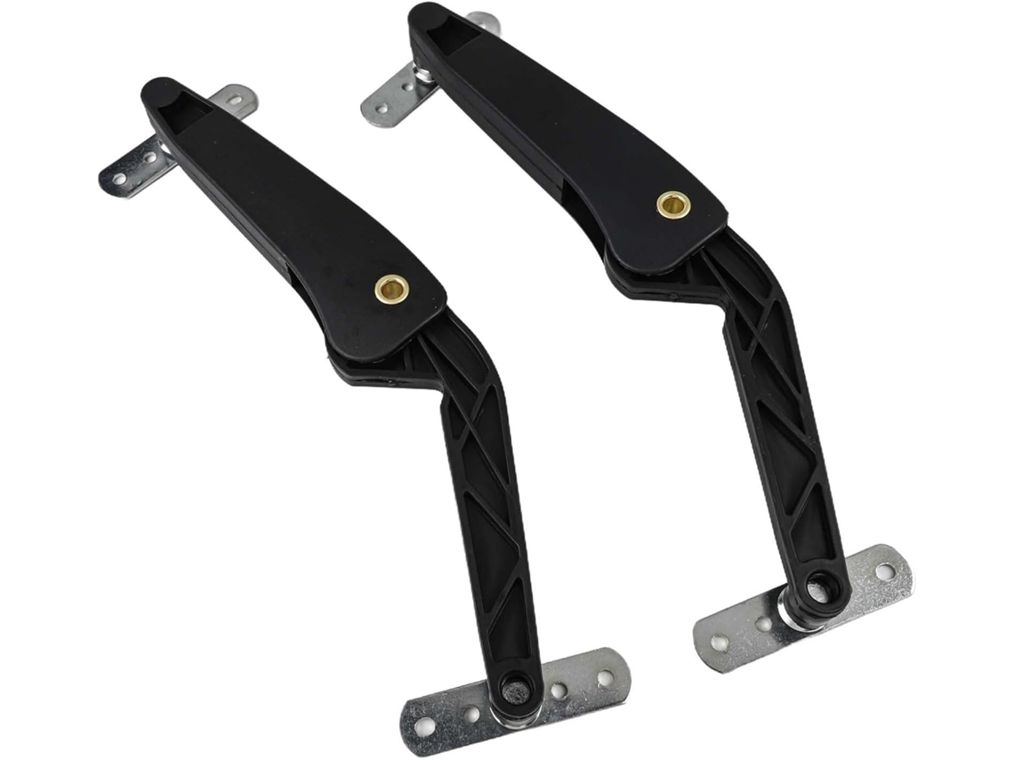 Braço De Suporte Para Bagageiro Teto À Prova Choque, Montagem Em Pc+asa Com Mola Para Rack De Teto Estável, Preto, 2 Unidades