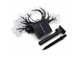 Luzes Solares de Jardim 100 Peças Led 39 Pés 8 Modos Bola de Cristal Ao Ar Livre Terraço Gramado Casamento Feriado