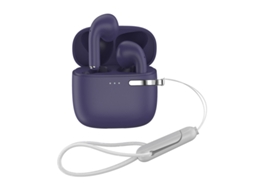 Fone De Ouvido Sem Fio Bluetooth, Bluetooth 5.3, 20 Horas De Duração Da Bateria, Roxo