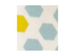Fita Adesiva, 2 Pedaços De Fita Adesiva Com Estampa Azul E Amarela, 10 M X 15 Mm