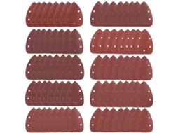 Lote De 80 Triângulos De Lixamento,folhas Abrasivas Com 5 Furos Para Mouse,grãos 40 800,ideal Para Polir E Lixar Superfícies Btforus