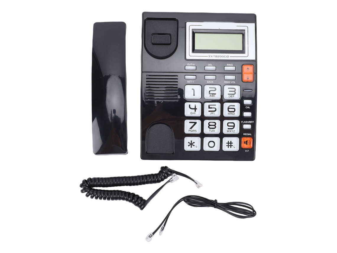Telefone Fixo com Fio LAXISCREED com Id Chamada Data Hora