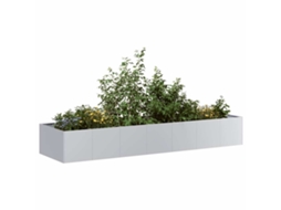 Vidaxl Vaso/floreira 280x80x40 Cm Aço Galvanizado